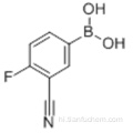 बोरोनिक एसिड, बी- (3-साइनो-4-फ्लोरोफिनाइल) - कैस 214210-21-6
